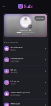 flubr Demo Screenshot